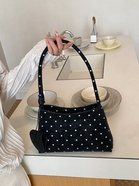 Polka Dot Shoulder Bag